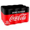 Coca-Cola Zero Sugar Cans 12 Pack (330 ml)