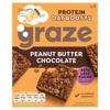 Graze Protein Oat Bites Cereal Bars - Peanut Butter & Chocolate (120 g)