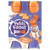 Yoplait Petits Filous Mess Free Peach Yogurt Pocket Go-caps (400 g)