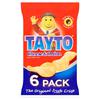 Tayto Cheese & Onion Crisps 6 Pack (150 g)