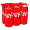 Coca Cola 6pk Cans 5.25 (330 ml)
