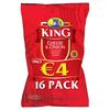 King Cheese & Onion Crisps 16 Pack (25 g)