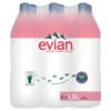 Evian Still Mineral Water Bottle 6 Pack (1.5 L)