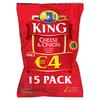 King Cheese & Onion Multipack (25 g)