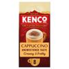 Kenco Instant Cappuccino Unsweetened 8 Pack (112 g)