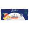 Glenisk Organic Bio Peach Yogurt 4 Pack (125 g)