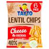 Tayto Lentil Chips Cheese & Onion 6 Pack (120 g)