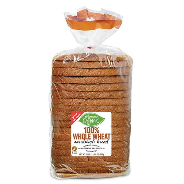 Review - Wegmans Organic 100% Whole Wheat Sandwich Bread