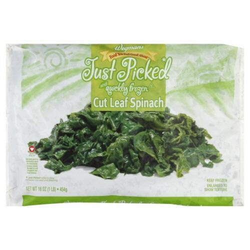 Wegmans Frozen Cut Leaf Spinach