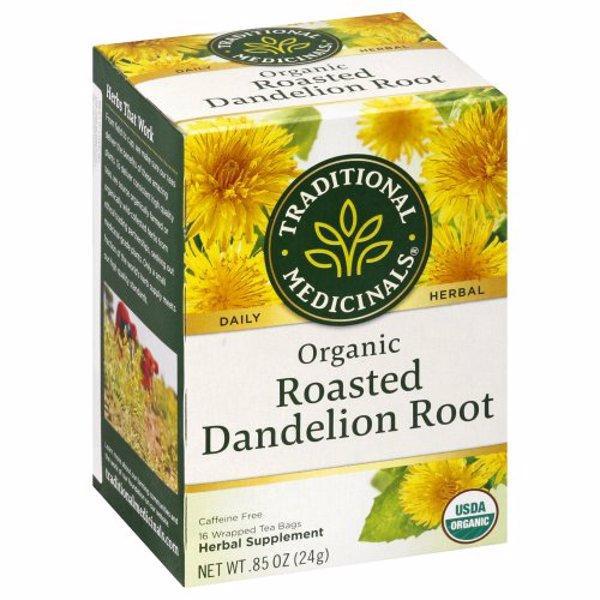 Traditional Medicinals Herbal Supplement, Organic, Roasted Dandelion Root, Tea Bags