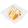Wegmans Peach 3 Layer Cake Slice