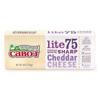 Cabot Cheese Cheese, 75% Extra Light White Cheddar Bar