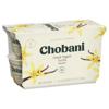Chobani Yogurt, Non-Fat, Vanilla, Greek, 4 Value Pack