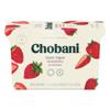 Chobani Yogurt, Greek, Non-Fat, Strawberry, 4 Pack