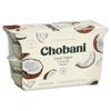 Chobani Greek Yogurt, Coconut Blended, Value 4 Pack