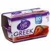 Light & Fit Yogurt, Greek, Nonfat, Strawberry, 4 Pack