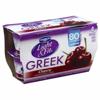 Light & Fit Yogurt, Greek, Nonfat, Cherry, 4 Pack