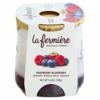 La Fermiere Yogurt, Creamy Whole Milk, Raspberry Blueberry