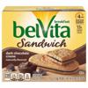 Belvita Breakfast Sandwich Breakfast Biscuits, Dark Chocolate Creme