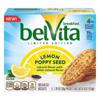 belVita Breakfast Biscuits, Lemon Poppy Seed, 5 Pack