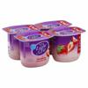 Light & Fit Yogurt, Nonfat, Strawberry, 4 Pack
