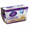 Light & Fit Yogurt, Greek, Nonfat, Vanilla, 4 Pack