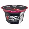 Oikos Triple Zero Yogurt, Nonfat, Greek, Cherry Flavor, Blended