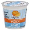Wegmans Blended Nonfat Yogurt, Peach, Light