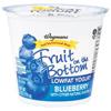 Wegmans Fruit On The Bottom Lowfat Yogurt, Blueberry