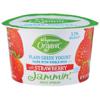 Wegmans Organic Plain Greek Yogurt Made with Whole Milk with Strawberry Jammin' Fruit Spread