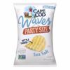 Cape Cod Waves Potato Chips, Sea Salt, Kettle Cooked, Party Size