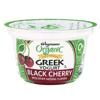 Wegmans Organic Greek Yogurt, Black Cherry