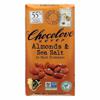 Chocolove Dark Chocolate, Almonds & Sea Salt, 55% Cocoa