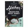Country Archer Provisions Beef Jerky, Zero Sugar, Classic, Grass-Fed