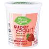 Wegmans Organic Super Yogurt Lowfat Blended, Strawberry
