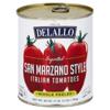Delallo Italian Tomatoes, San Marzano Style, Whole Peeled