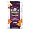 Doritos Simply Tortilla Chips, Organic, Spicy White Cheddar Flavored