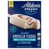 Alden's Organic Ice Cream Bar, Vanilla Fudge, Swirled