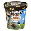 Ben & Jerry's Ice Cream, Salted Caramel Brownie, Topped