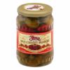 Flora Hot Cherry Peppers, Imported, Whole