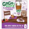 GoGo Squeez Almond Blend Pudding, Chocolate, 4 Pack
