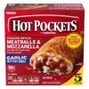 Hot Pockets Sandwiches, Italian Style Meatballs & Mozzarella, Garlic Buttery Crust, 5 Pack