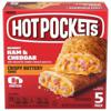 Hot Pockets Sandwiches, Hickory Ham & Cheddar, Crispy Butter Crust, 5 Pack