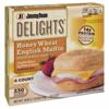 Jimmy Dean Canadian Bacon, Egg White & Cheese English Muffin Sandwiches (Frozen)