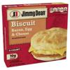 JIMMY DEAN Bacon, Egg & Cheese Biscuit Sandwiches, 4 Count (Frozen)