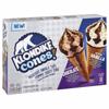Klondike Cones! Dessert Cone, Frozen Dairy, Classic Chocolate/Nuts for Vanilla, 8 Pack
