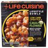 Life Cuisine Bowls, Meatlovers Cauliflower Pizza, Low Carb Lifestyle