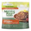 Morningstar Farms Sausage Patties, Veggie Original, Value Pack