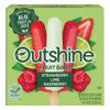 Outshine Fruit Ice Bars, Strawberry/Lime/Raspberry, Assorted, 12 Pack
