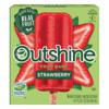 Outshine Fruit Ice Bars, Strawberry, 6 Pack